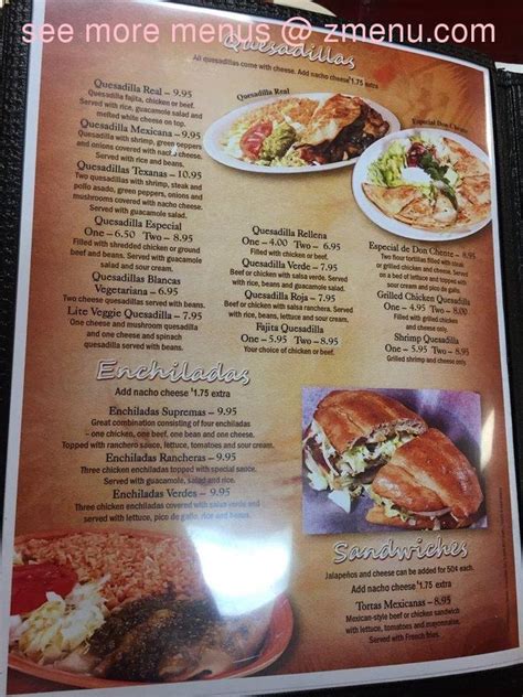 Come get yours before we sell out! Online Menu of El Manzanillo Restaurant, Murphy, North ...