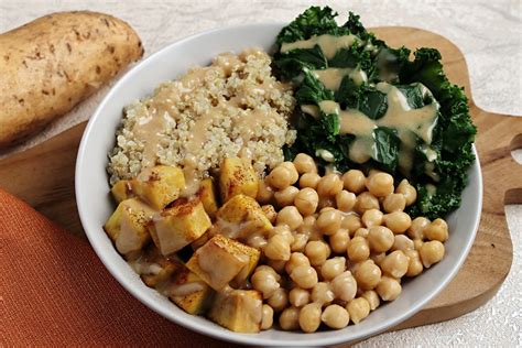 Buddha Bowl mit Kichererbsen und Süßkartoffeln Rezept