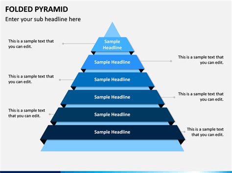 Folded Pyramid Powerpoint Template Sketchbubble