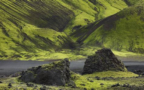Fjallabak Nature Reserve Iceland Nature Reserve Scenery Wallpaper
