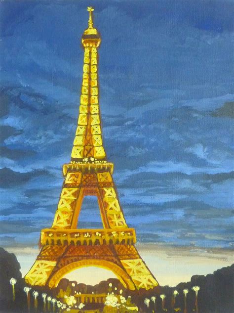 The 25 Best Eiffel Tower Painting Ideas On Pinterest Paris Painting