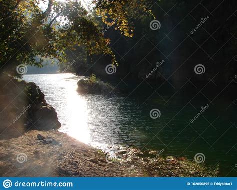Chouwen Lake And River With A Beautiful Landscape View Stock Image