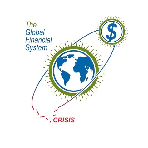 Premium Vector Global Financial Crisis Conceptual Logo Unique Vector