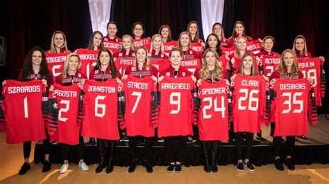 Annonce De La Composition De Léquipe Féminine De Hockey Du Canada Pour Les Jeux Olympiques D