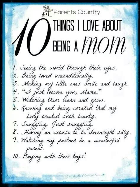 Things I Love About Being A Mom Everything Actually Mom Series