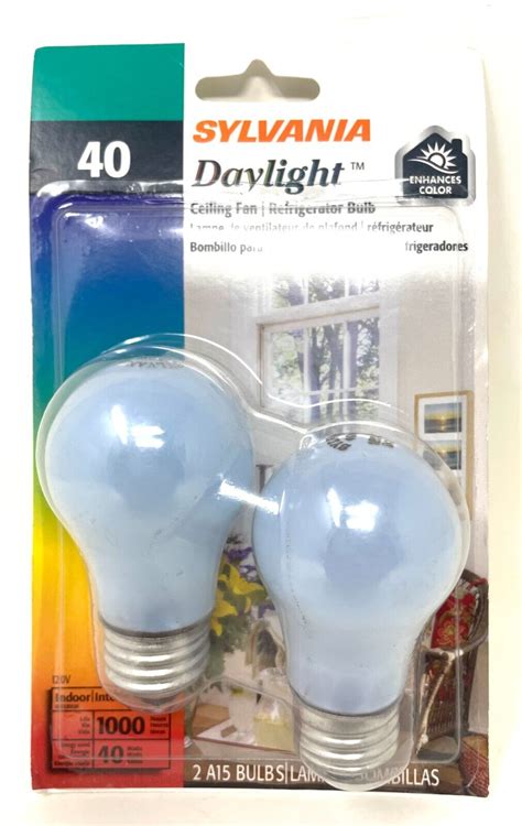 Sylvania 40w 120v Refrigerator Light Bulb Light Bulbs