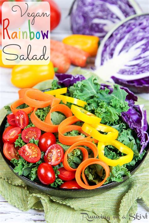 Vegan Rainbow Salad Recipe