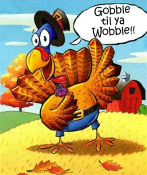Gobble Till You Wobble Thanksgiving Art Gobble Rooster