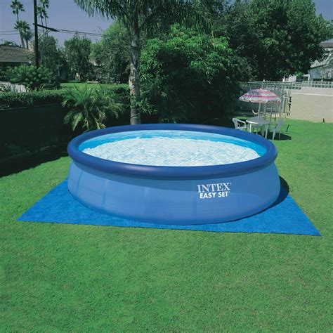 Intex 15 X 42 Easy Set Portable Inflatable Swimming Pool And