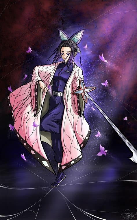 Artstation Shinobu Kochou Insect Hashira Demon Slayer - vrogue.co