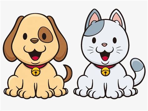 Cat Perro Cartoon Png Dibujos De Gatos Y Perros Im Genes Vectoriales