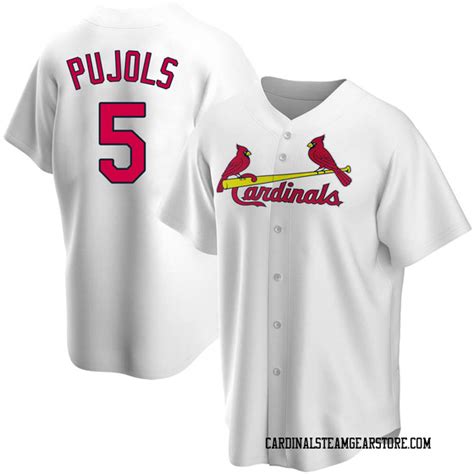Youth St Louis Cardinals Albert Pujols White Home Jersey Replica