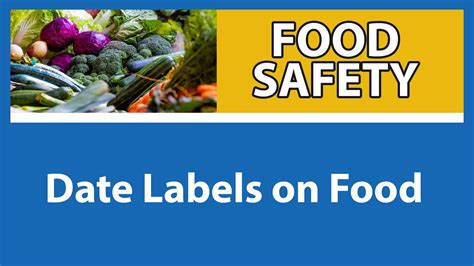 Date Labels On Food Food Safety For People With Weakened Immune