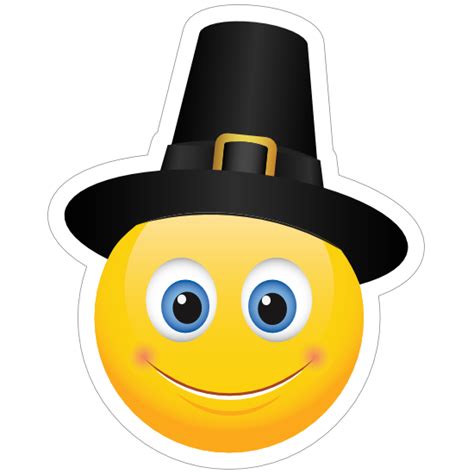 Cute Pilgrim Emoji Sticker