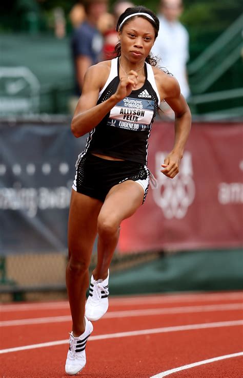 Allyson felix says the pandemic forced her to 'get creative' about training for the olympics. Allyson Felix Photos Photos - 2008 U.S. Olympic Team ...