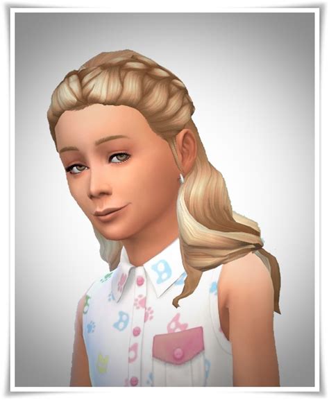 Girls Braided Forehead Hair At Birksches Sims Blog Sims 4 Updates