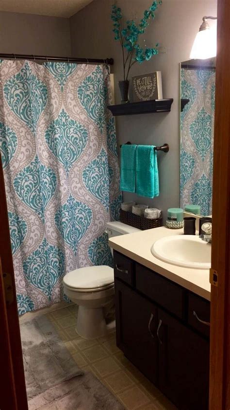 Its freestanding frame is made from engineered wood in a distressed neutral hue that complements any color palette. teal Bathroom Decor teal Bathroom Decor 43 Picture ...