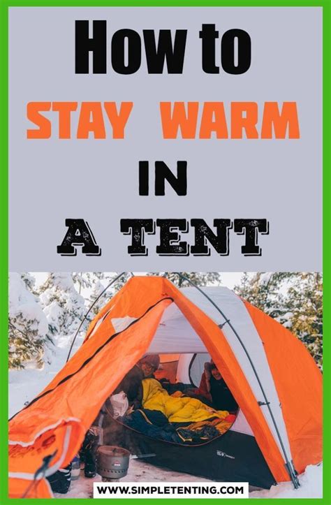 Staying warm in a tent. Camping Tips - How To Stay Warm Camping in a Tent. Learn ...