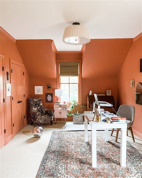 Farrow And Ball On Instagram “a Terracotta Home Office Yes Please Our