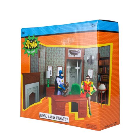 Batman 66’ Wayne Mayor Library Playset Coming Soon from McFarlane