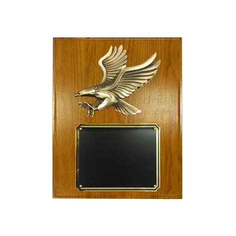 Brass Eagle Award Plaque