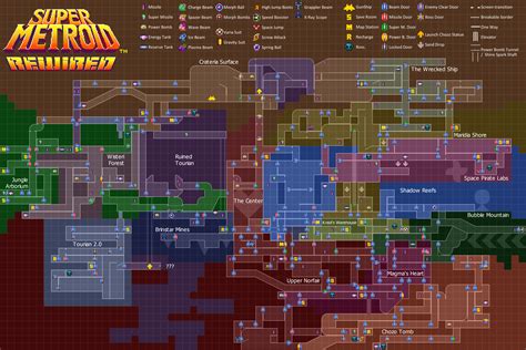Super Metroid World Map