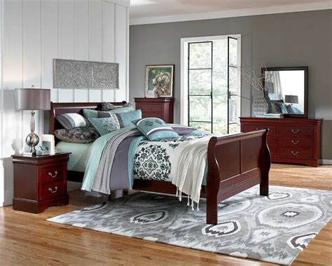 Free delivery & warranty available. Lewiston Full Sleigh Bed | Badcock &more