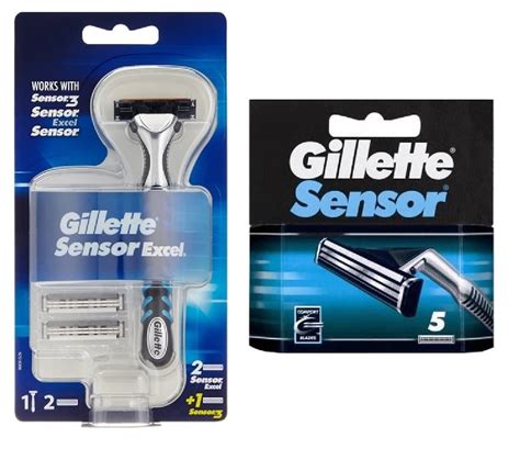 Gillette Sensor3 Razor Handle Sensor Refill Blades 5 Count