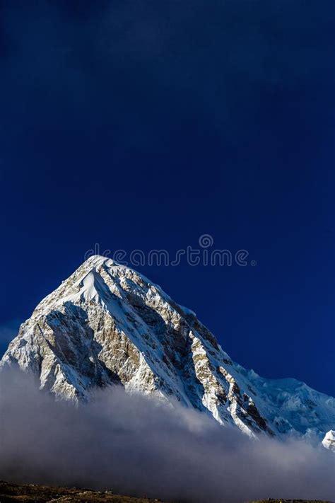 Snowy Mountains Of The Himalayas Stock Image Image Of Environment