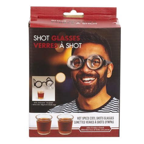 Party Specs Shot Glasses Set Colour Box 12 Dsp