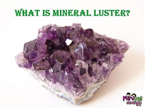 What is Mineral Luster? | Amethyst cluster, What are minerals, Amethyst