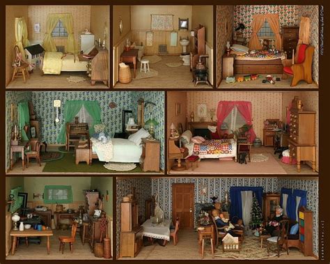 1902 Doll House Dolls House Interiors Doll House Dollhouse Furniture