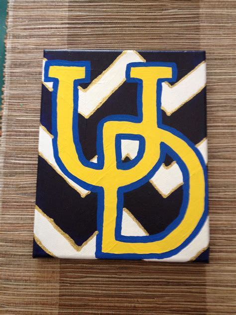 Maybe you would like to learn more about one of these? University of Delaware canvas. Decoration. (Made by a ...