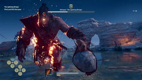 Assassin S Creed Odyssey Cyclops Boss Fight Youtube