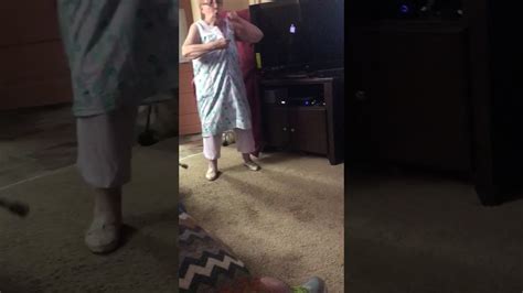 Fun Grandma Stripteasing At A Party Youtube