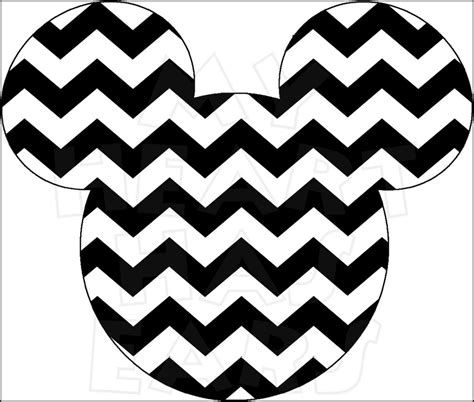 Check out the all new colors with more editable pages. Mickey Mouse Chevron INSTANT DOWNLOAD digital clip art ...