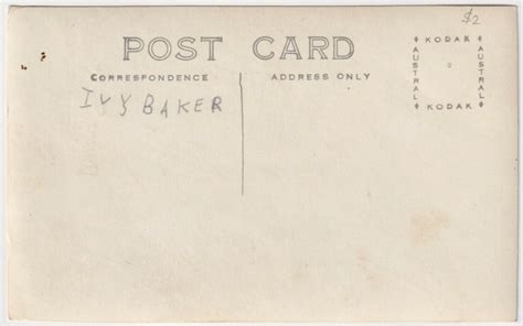 Young Lady Ivy Baker Antique Portrait Postcard Ebay