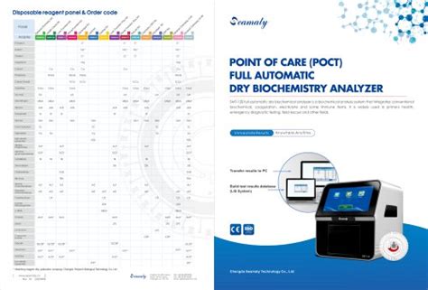 Seamaty Full Automatic Dry Biochemistry Analyzer Smt Chengdu