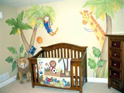 Cool 25 Cute Kids Bedroom With Jungle Theme Ideas