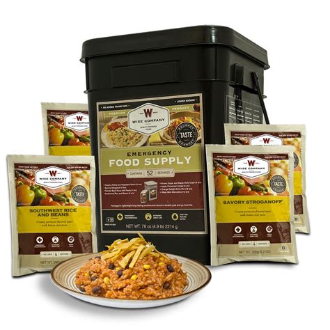 All survival food products are designed for long term storage. 1 Week of Wise Freeze Dried Emergency Food and Drink ...