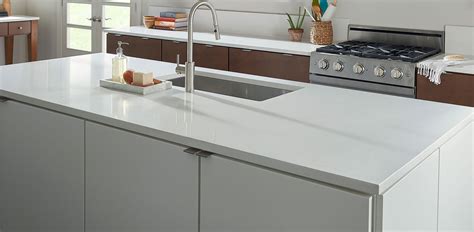 Kitchen Countertop Quartz Arctic White 4 Msi Surfaces