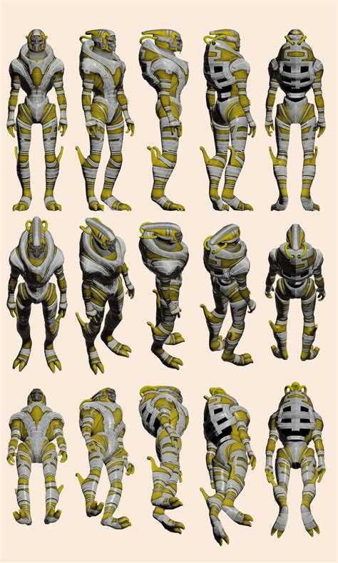 Mass Effect Turian Liberator Armour Ref By Troodon80 On Deviantart