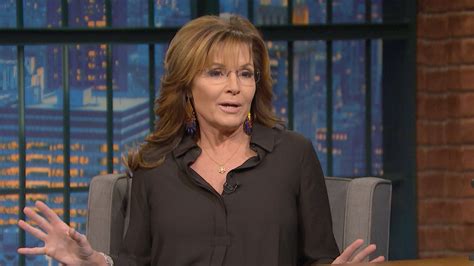 Watch Late Night With Seth Meyers Highlight Sarah Palins Surprising