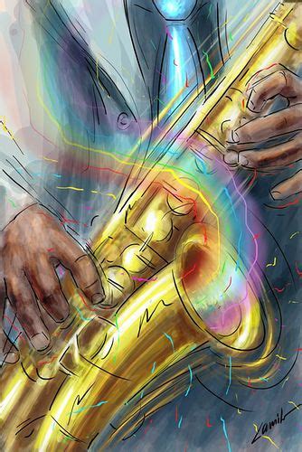 Sax Jazz Blues ♪♫ Cause Im From New Orleans Jazz Art Jazz Poster
