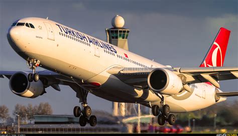 Tc Jof Turkish Airlines Airbus A330 300 At Amsterdam Schiphol