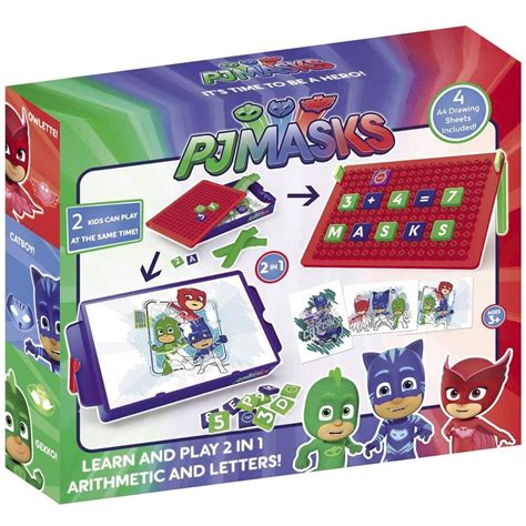 Pj Masks Learn And Play 2 In 1 Arithmetic And Letters Toys4me