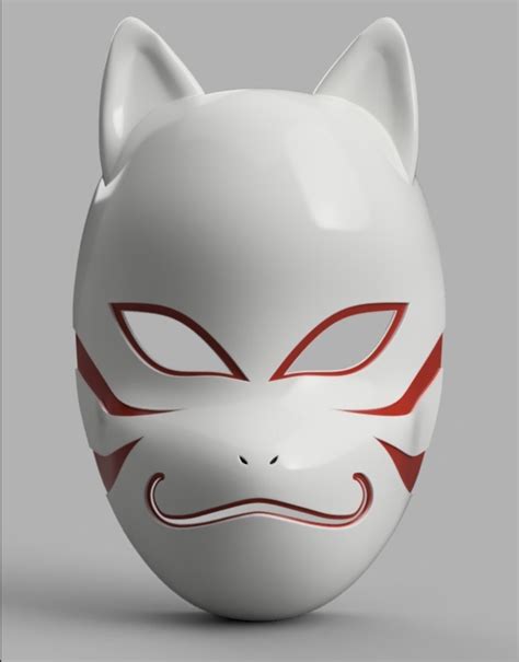 Modelo 3d De Kakashi Anbu Máscara De Naruto Para Impresoras 3d Gratis
