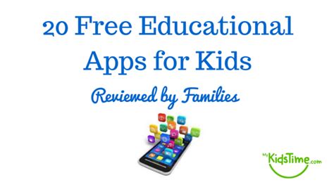 Technology plays a critical in our children's lives. 20 Free Educational Apps for Kids Reviewed by Families