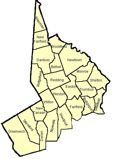 Map Of Fairfield County