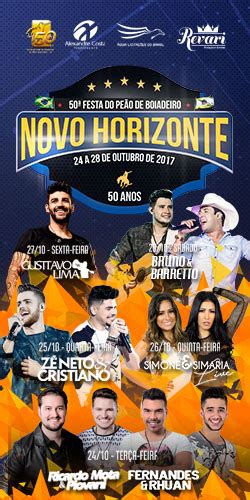 50ª Festa Do Peão De Novo Horizonte Em 24102017 Expo Rodeio De Novo